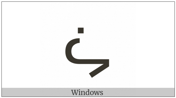 Canadian Syllabics Lhaa on various operating systems