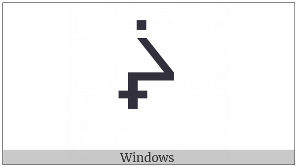 Canadian Syllabics Th-Cree Thii on various operating systems