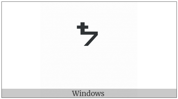 Canadian Syllabics Th-Cree Th on various operating systems