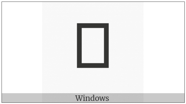 Canadian Syllabics Carrier Ttee on various operating systems