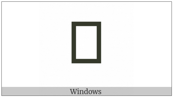 Canadian Syllabics Carrier Lee on various operating systems