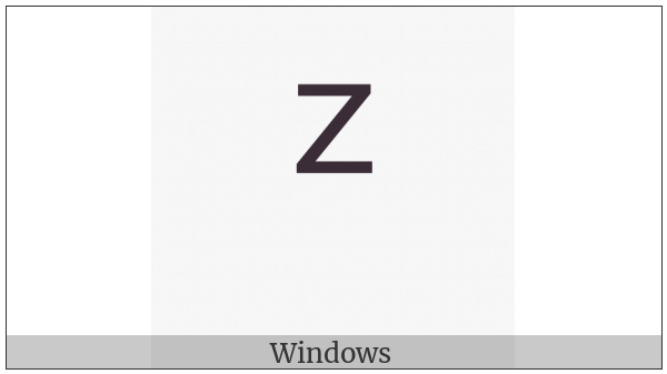 Canadian Syllabics Carrier Z on various operating systems