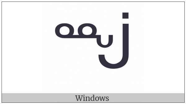 Canadian Syllabics Nngoo on various operating systems