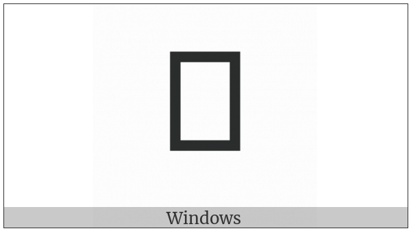Canadian Syllabics Woods-Cree Thwaa on various operating systems