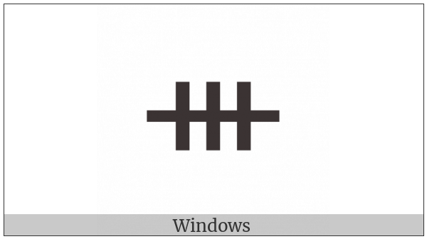 Ogham Letter Ur on various operating systems
