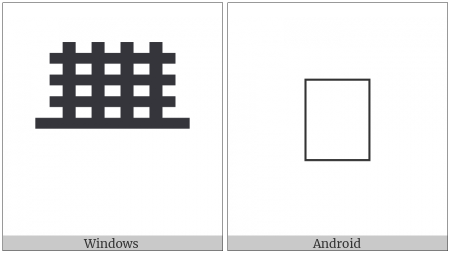 Ogham Letter Eamhancholl on various operating systems