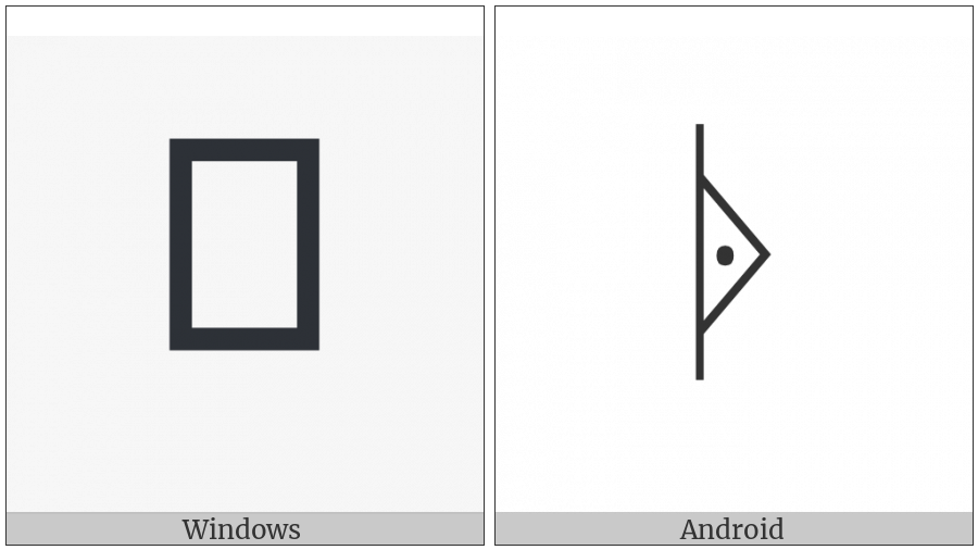 Runic Letter Eth on various operating systems