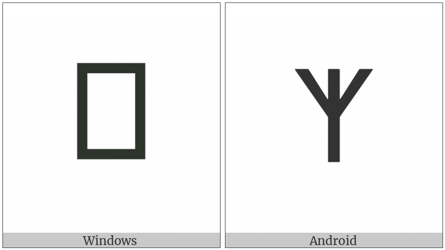 Runic Letter Algiz Eolhx on various operating systems