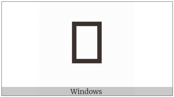 Runic Single Punctuation on various operating systems