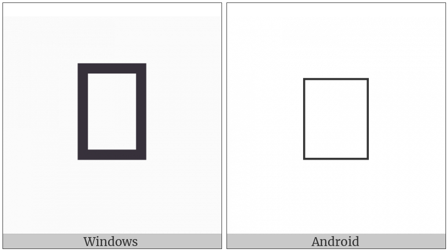 Runic Letter K on various operating systems