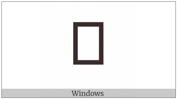 Hanunoo Letter Ka on various operating systems