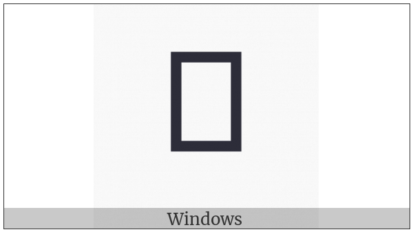 Hanunoo Letter Pa on various operating systems