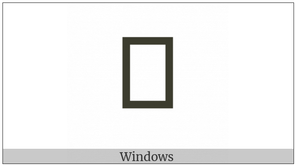 Control Character on various operating systems