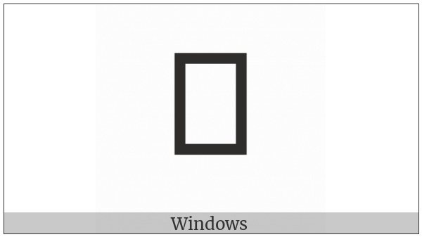 Khmer Letter Lo on various operating systems
