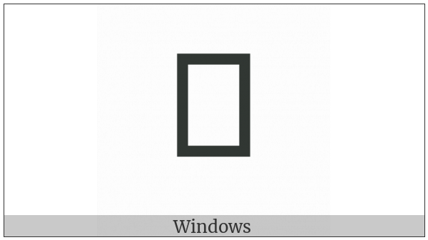 Khmer Letter Sa on various operating systems