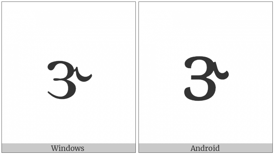Latin Small Letter Reversed Open E With Hook on various operating systems