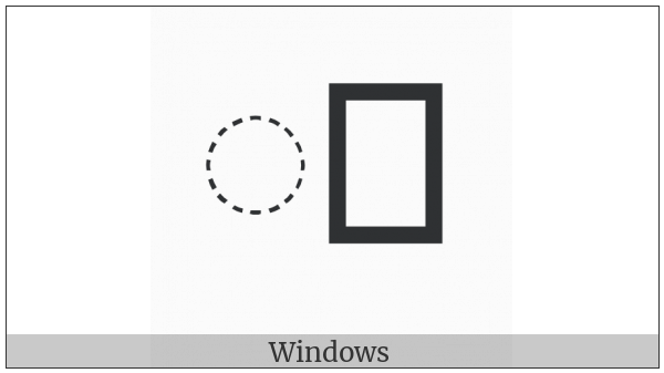 Khmer Vowel Sign Y on various operating systems