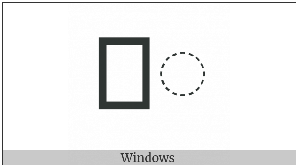 Khmer Vowel Sign Ai on various operating systems