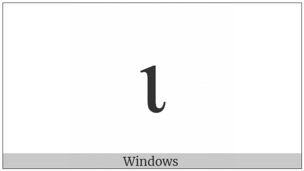 Latin Small Letter Iota on various operating systems