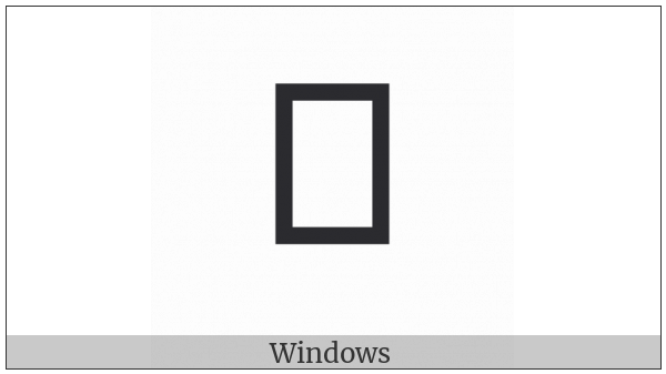 Mongolian Letter Qa on various operating systems