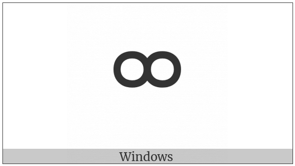 Mongolian Letter Ali Gali Visarga One on various operating systems