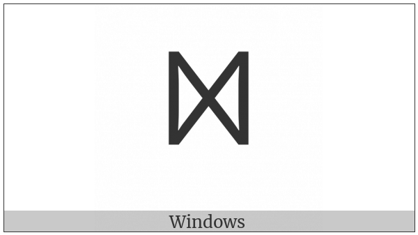 Mongolian Letter Ali Gali Damaru on various operating systems
