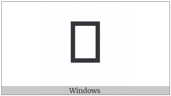 Mongolian Letter Ali Gali Ttha on various operating systems