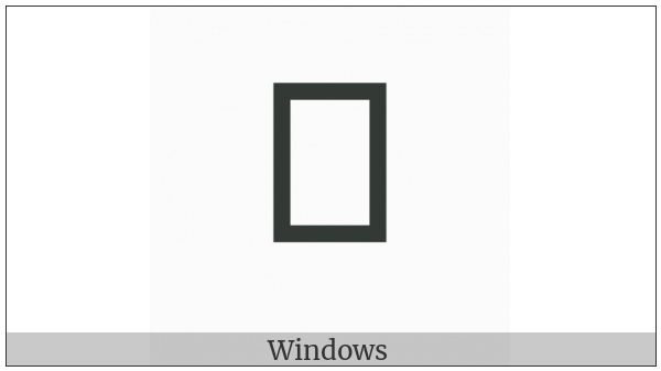 Mongolian Letter Manchu Ali Gali Jha on various operating systems