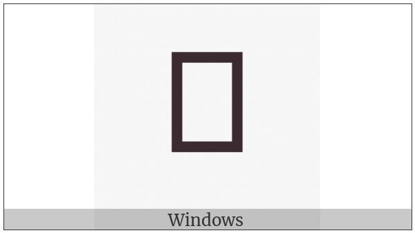 Mongolian Letter Manchu Ali Gali Ddha on various operating systems