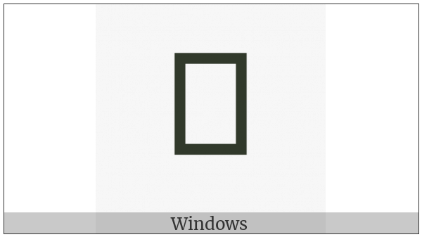 Canadian Syllabics Ojibway Nwi on various operating systems