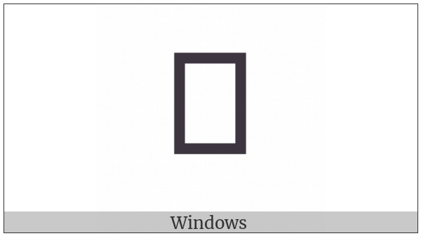 Canadian Syllabics Ojibway Nwii on various operating systems