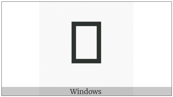 Canadian Syllabics Rwi on various operating systems