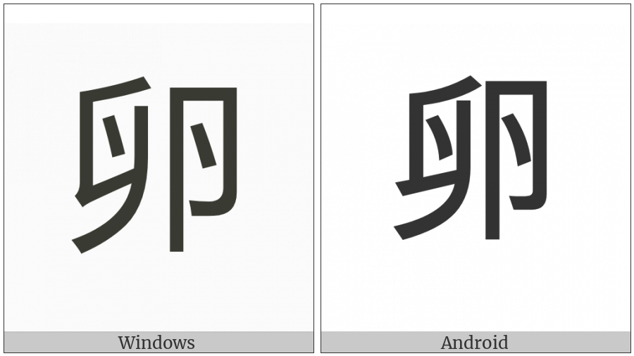 Cjk Compatibility Ideograph-F91C on various operating systems