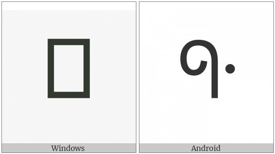 Canadian Syllabics Sayisi Shwe on various operating systems