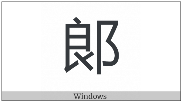 Cjk Compatibility Ideograph-F92C on various operating systems