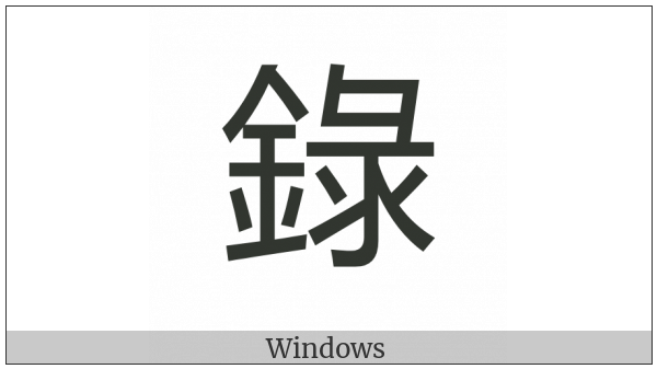 Cjk Compatibility Ideograph-F93F on various operating systems