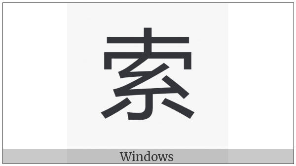 Cjk Compatibility Ideograph-F96A on various operating systems