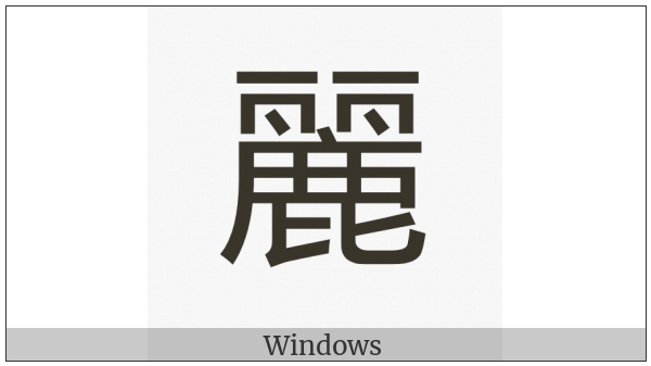 Cjk Compatibility Ideograph-F988 on various operating systems