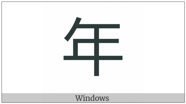 Cjk Compatibility Ideograph-F98E on various operating systems