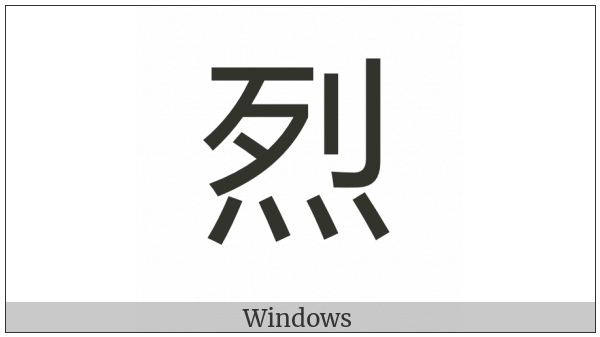Cjk Compatibility Ideograph-F99F on various operating systems