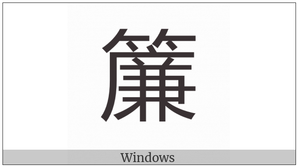 Cjk Compatibility Ideograph-F9A6 on various operating systems