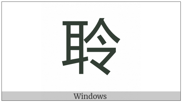 Cjk Compatibility Ideograph-F9B0 on various operating systems
