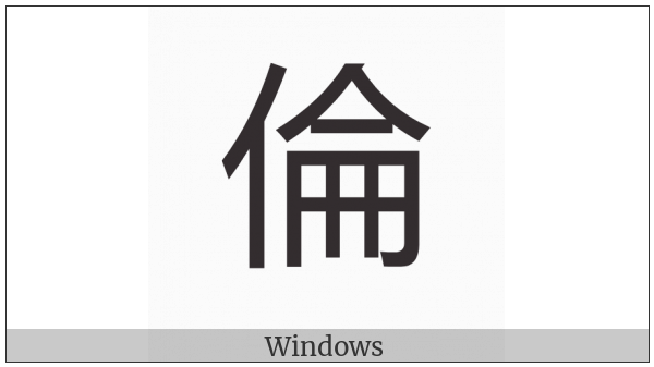 Cjk Compatibility Ideograph-F9D4 on various operating systems