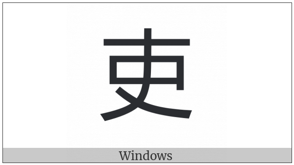 Cjk Compatibility Ideograph-F9De on various operating systems