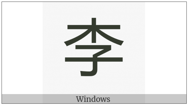 Cjk Compatibility Ideograph-F9E1 on various operating systems