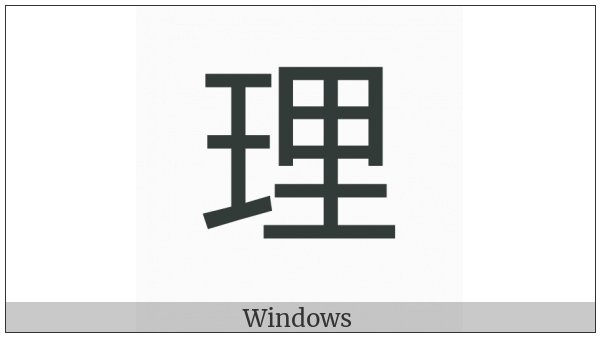 Cjk Compatibility Ideograph-F9E4 on various operating systems