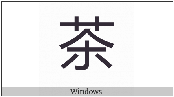 Cjk Compatibility Ideograph-F9Fe on various operating systems