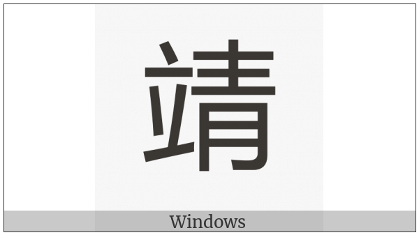Cjk Compatibility Ideograph-Fa1C on various operating systems