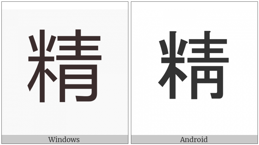 Cjk Compatibility Ideograph-Fa1D on various operating systems