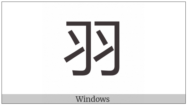 Cjk Compatibility Ideograph-Fa1E on various operating systems